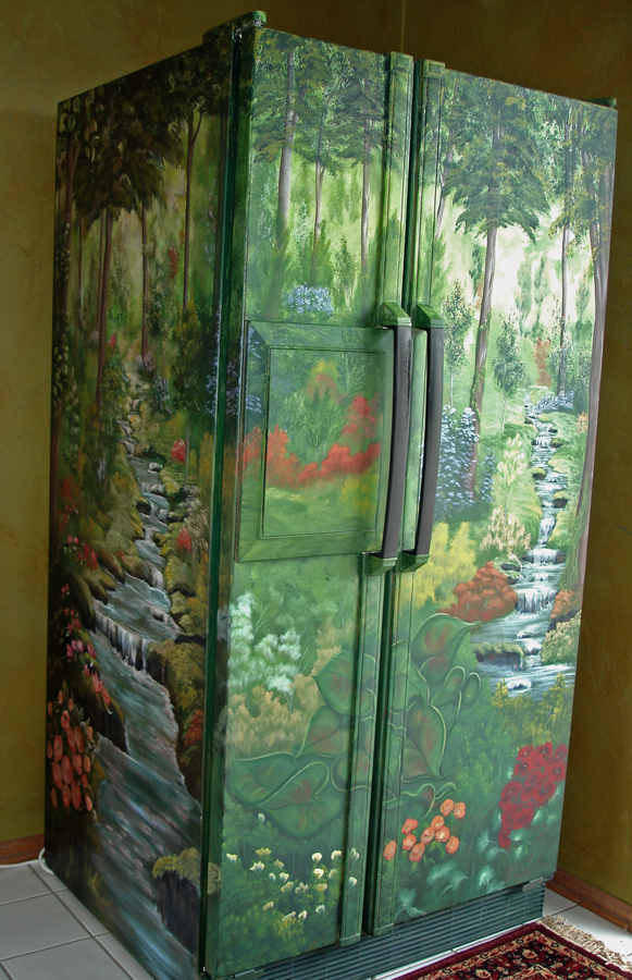 Refrigerators Combine Art with Function HomeJelly