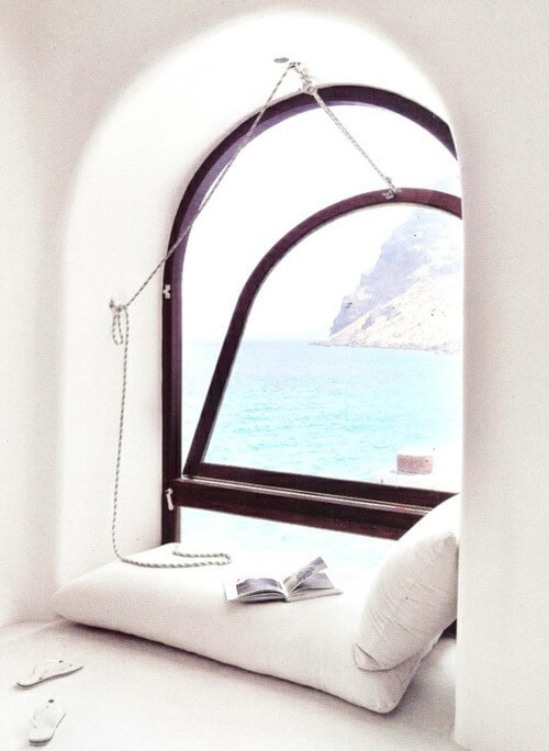 Reading nook window seat