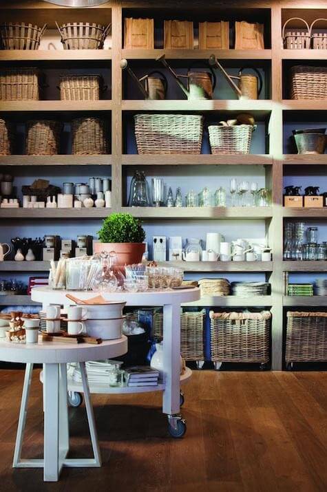 floor to ceiling shelving