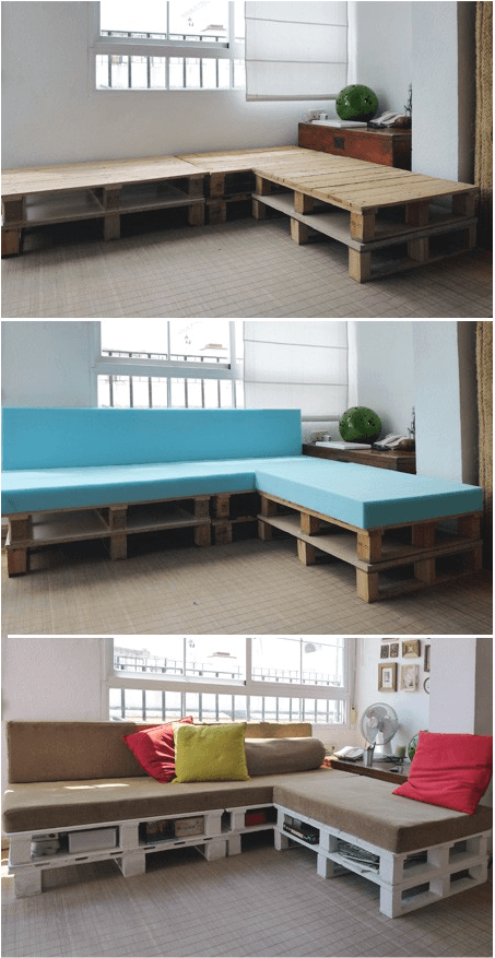 DIY Pallet Sofa