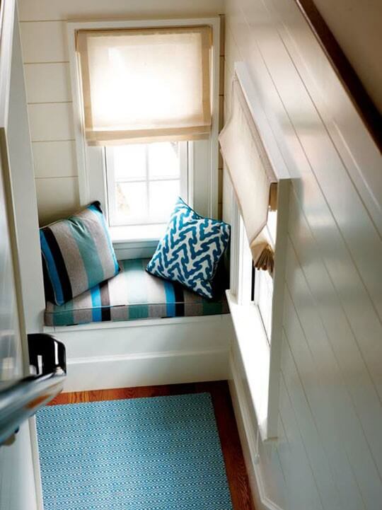 stairway window seat