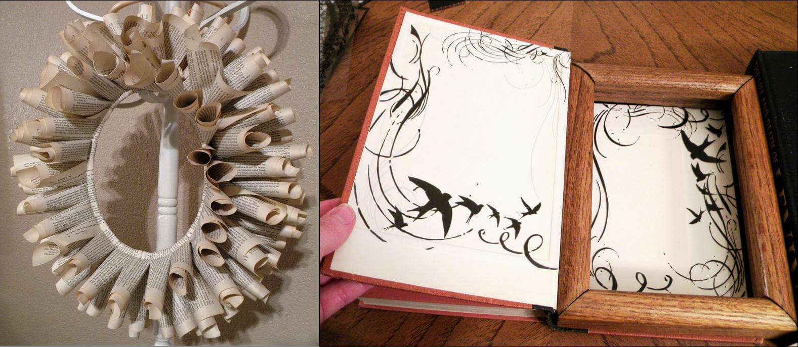 RePurpose Old Frames and a Book Into Two Stunning Gifts : HomeJelly RePurpose Old Frames and a Book Into Two Stunning Gifts : HomeJelly