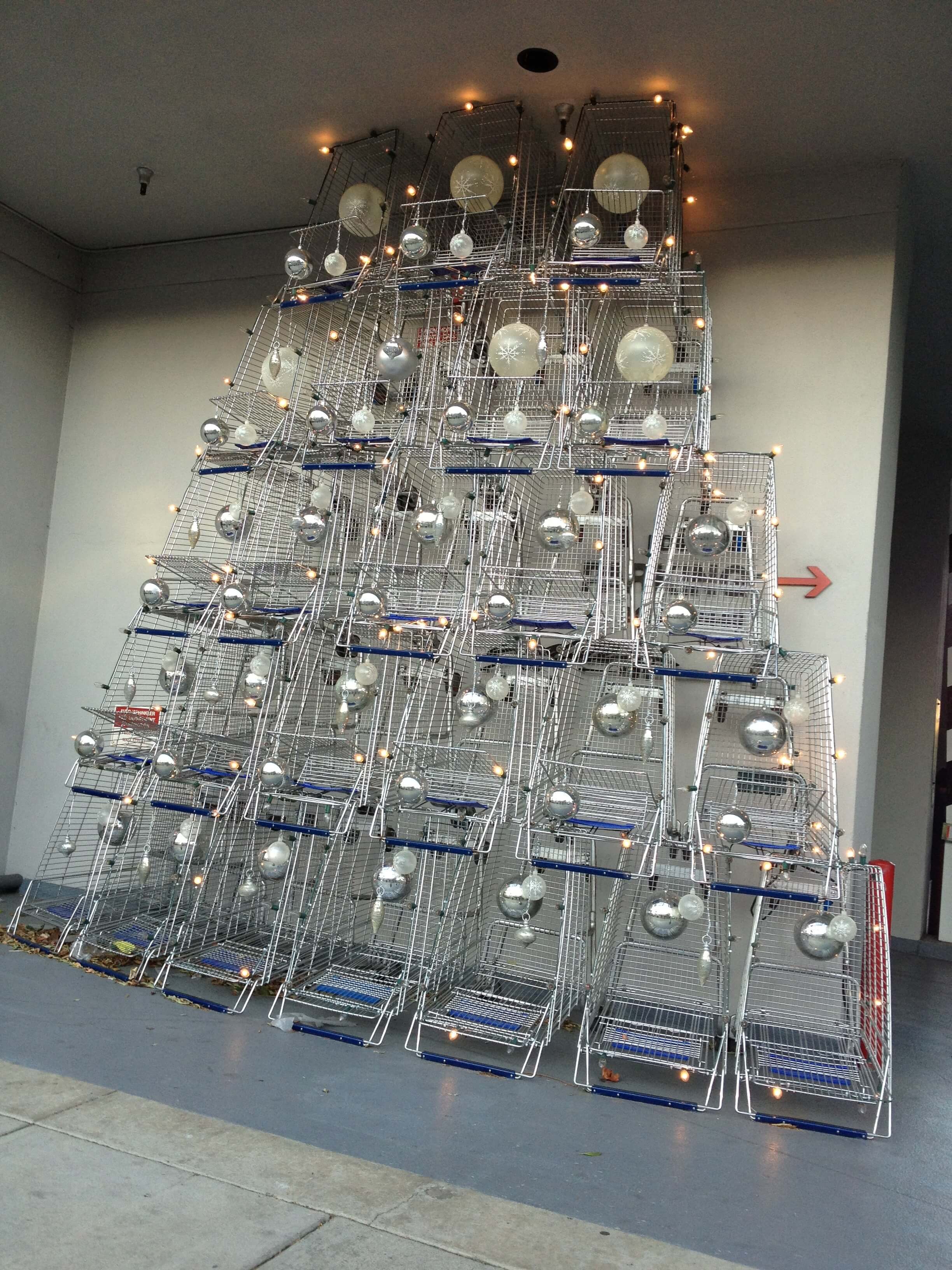 shopping cart tree