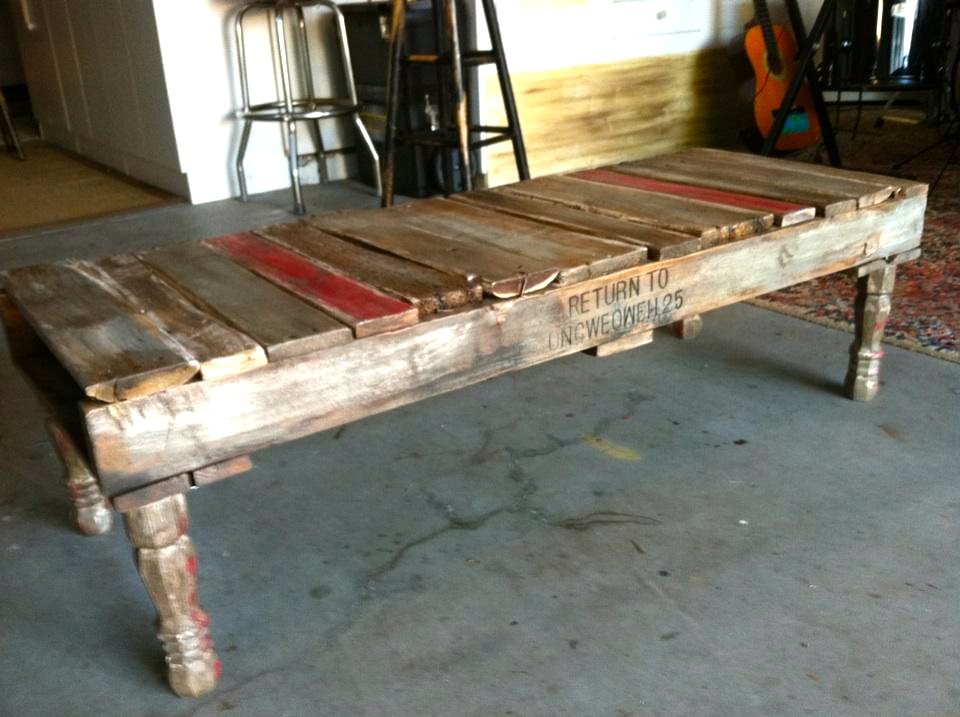Coffee Table Made From Pallets