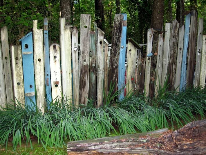 Birdhouse Fence