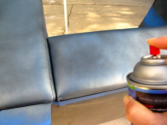 can you use leather paint on fabric