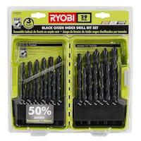 Ryobi A10D29G Black Oxide Drill Bit Set (29-Piece)
