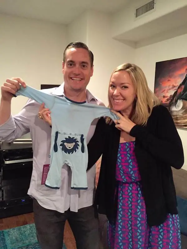 Soon-to-be Daddy and Mommy, Chris and Meghan Simpson (Kelly's sister)...baby Simpo's on his way