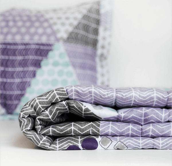 Patchwork Prism quilted coverlet and sham set