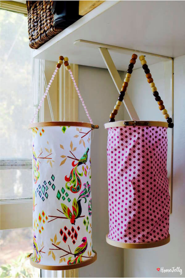 Sweet embroidery hoop lanterns1