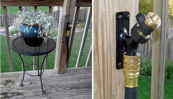 Water Wigot installed on a porch