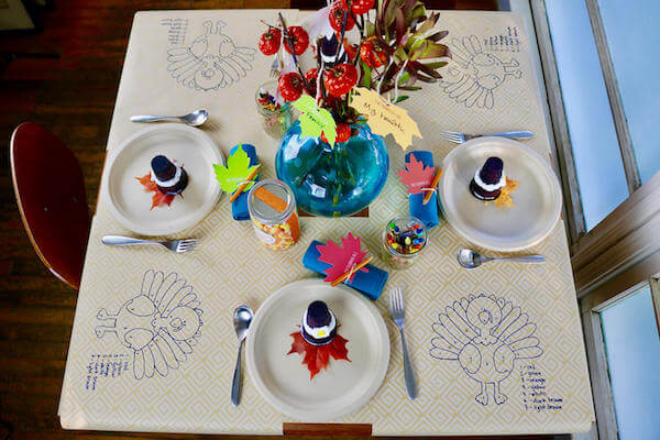 This made-by-hand kids' table will have kids saying "Thank you!"
