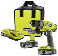 Ryobi-hammer drill kit