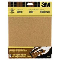 3M Garnet Sandpaper, 9-Inch by 11-Inch, Assorted-Grit, 5-Sheet