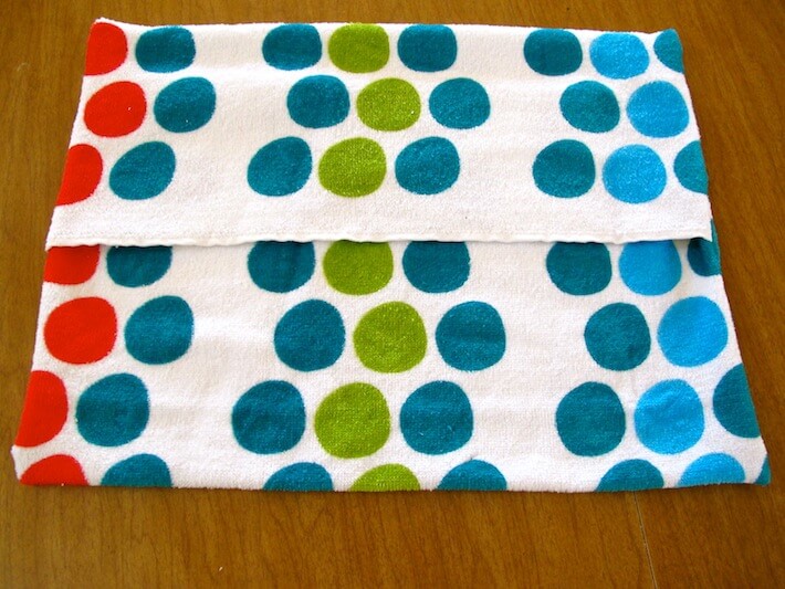 Weekend DIY Project Upcycle Your Beach Towels Into Patio Pillows HomeJelly