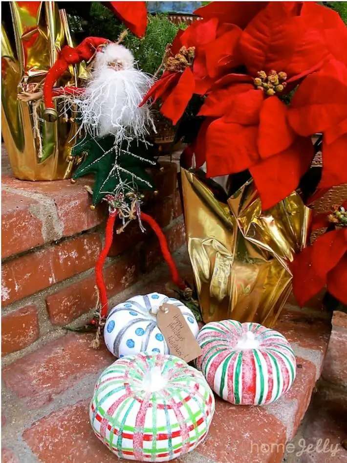 How To Upcycle Your Pumpkins Into Delightful Christmas Decor HomeJelly