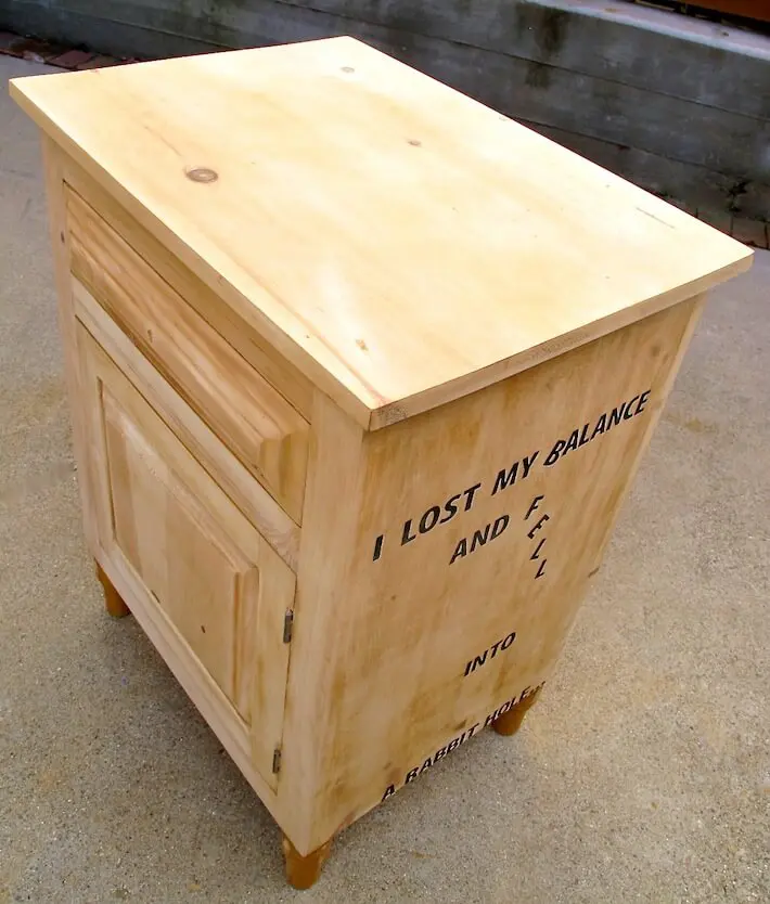 Pottery Barn Inspired 'Into A Rabbit Hole' Cabinet - HomeJelly