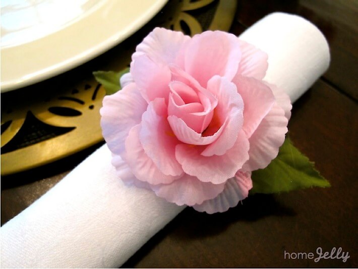 Floral Napkin Rings, Rose Weding Table Decor, Pink Flower Napkin Holders,  Spring Napkin Rings, Luxurious Kitchen Decor, Wedding Napkin Ring - Etsy