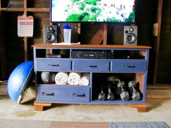 29Finished gym cabinet