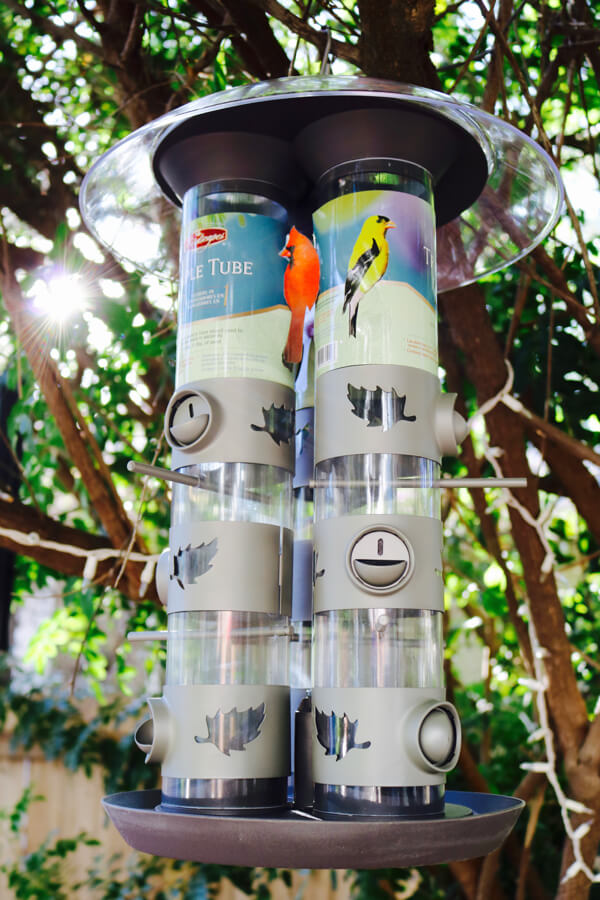 Perkey Pet Triple Tube Bird Feeder