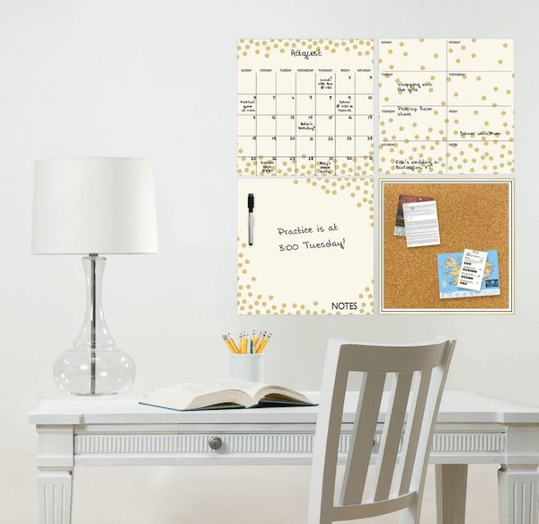 Gold Confetti Organization Kit