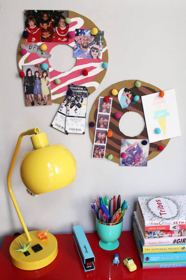 DIY Donut bulletin boards