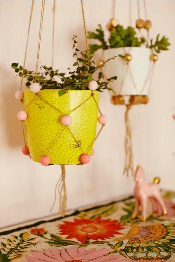 DIY hanging planter