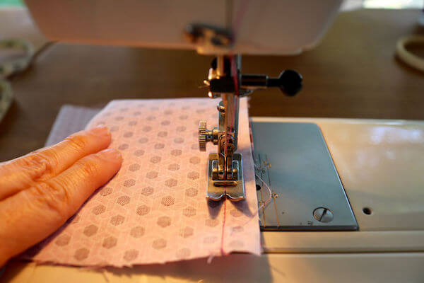 Sew side B together using a 3/4" seam