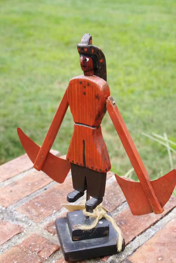 Indian hatchet whirligig