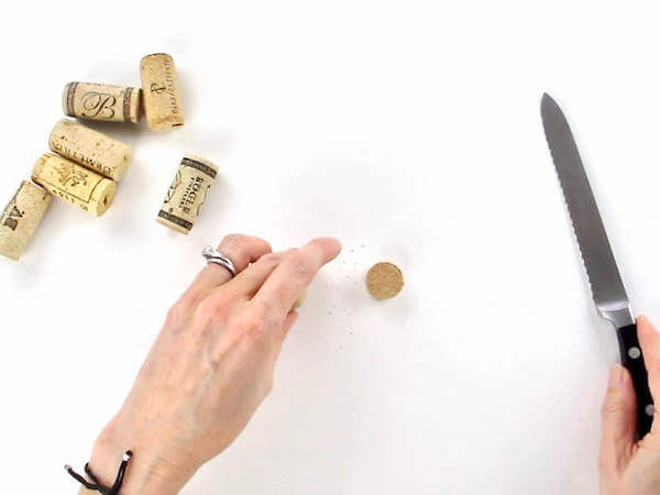 Cut corks at varying length