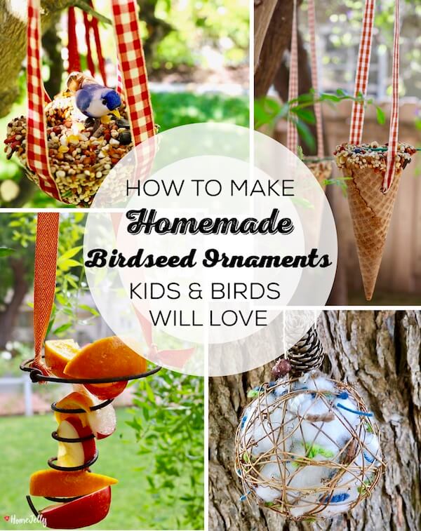 How to Make Homemade Birdseed Ornaments Feature Photo