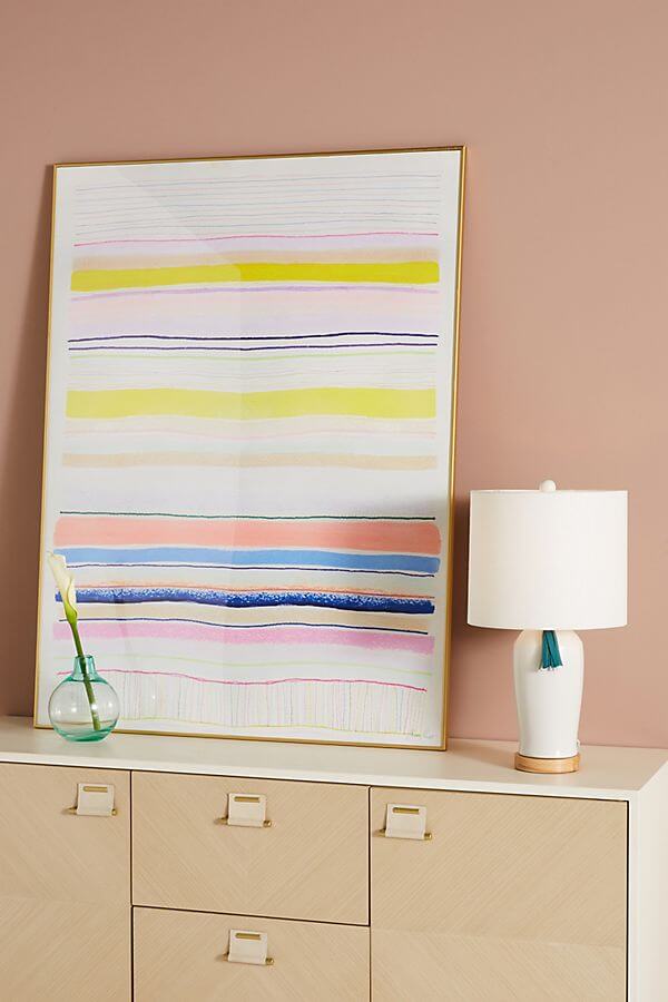 Anthropologie artwork inspired DIY'd Mid-Century mod KONO cover