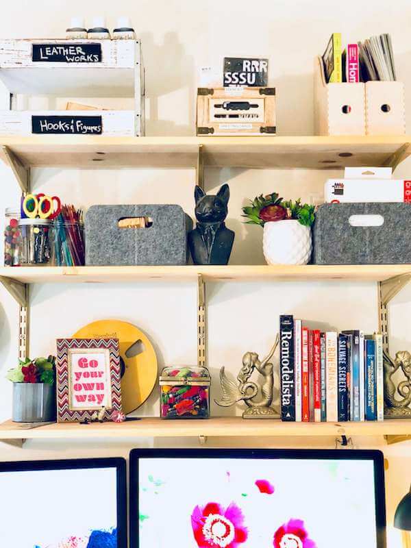 Go vertical with shelving