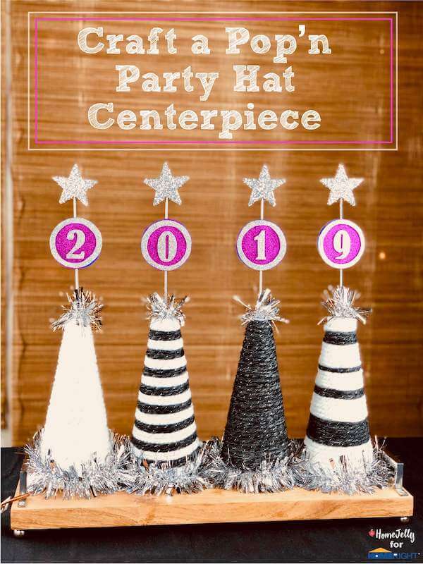 Craft a Pop'n Party hat centerpiece - Pinterest