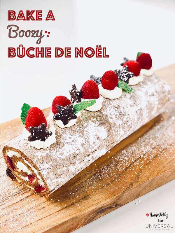 Add some 'Ho Ho' to the holiday with a mini Buche de Noel