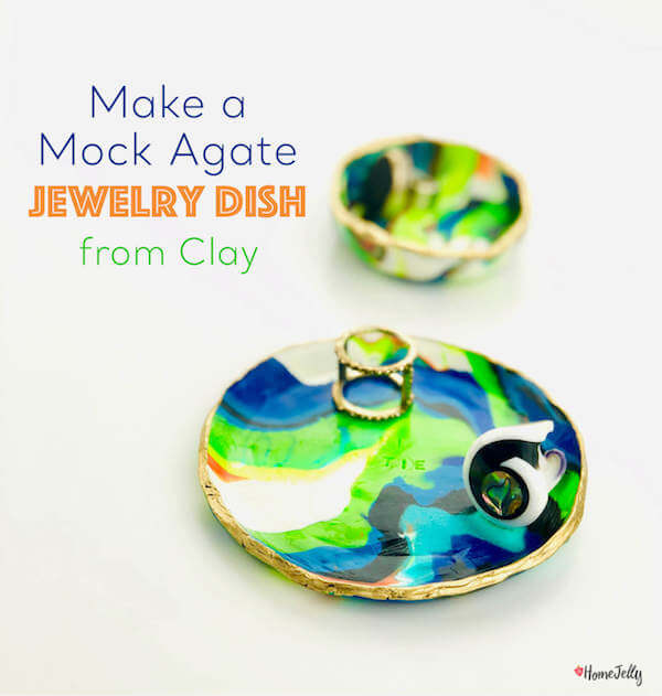 Agate Jewelry dish - Pinterest pin