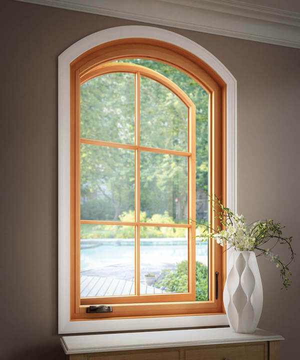 Essence arched casement window