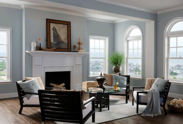 Essence series living room double hung windows