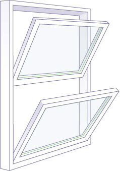 Double Hung windows