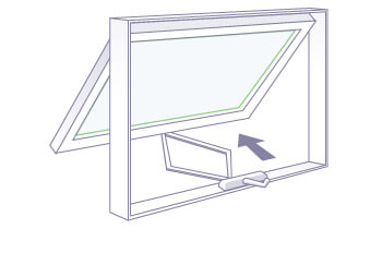 Awning window